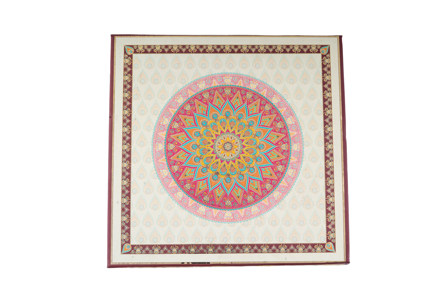 Premium 2 Jar 8 Cut Gift Box with Compartments- 9.5 x 9.5 x 3.5 Inches