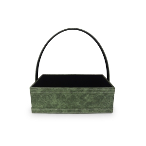 Elegant Green MDF Hamper Basket with Handle – Premium Gifting Tray by Hi Fashion - Image 4