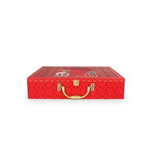 Regal Red Gifting Box with Handle & Compartments – Hi Fashion - Image 6
