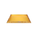 Golden Decorative Gifting Tray – Embellished Dry Fruit and Sweets Platter by Hi Fashion
