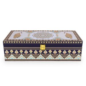 Royal Peacock-Themed MDF Gift Box with 3 Designer Jars – Premium Gifting by Hi Fashion - Image 6