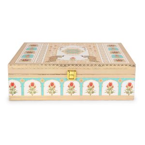 Royal MDF 4-Jar Gift Box – Elegant Dry Fruit & Gourmet Hamper by Hi Fashion - Image 6