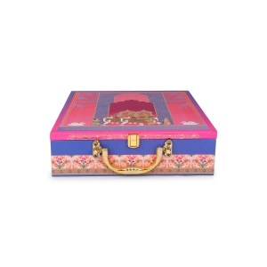 Royal Square MDF Dry Fruit Box – 5 Partition Gifting Box by Hi Fashion - Image 5