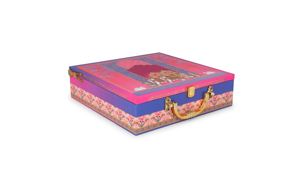 Royal Square MDF Dry Fruit Box – 5 Partition Gifting Box by Hi Fashion - Image 6
