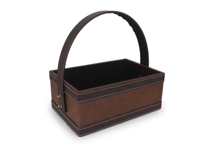 Brown Lather Basket - Image 3