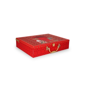 Regal Red Gifting Box with Handle & Compartments – Hi Fashion - Image 7