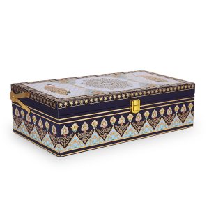 Royal Peacock-Themed MDF Gift Box with 3 Designer Jars – Premium Gifting by Hi Fashion - Image 7