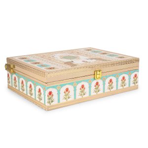 Royal MDF 4-Jar Gift Box – Elegant Dry Fruit & Gourmet Hamper by Hi Fashion - Image 7