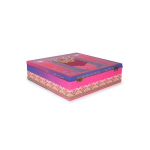 Royal Square MDF Dry Fruit Box – 5 Partition Gifting Box by Hi Fashion - Image 2