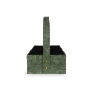 Elegant Green MDF Hamper Basket with Handle – Premium Gifting Tray by Hi Fashion - Image 2