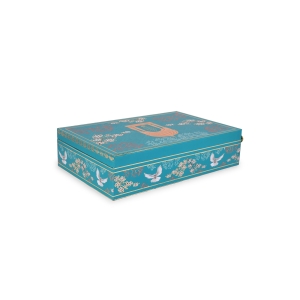 Royal Blue Gifting Box with 2 Jars & 16-Cavity Tray – Luxury Hamper by Hi Fashion - Image 3