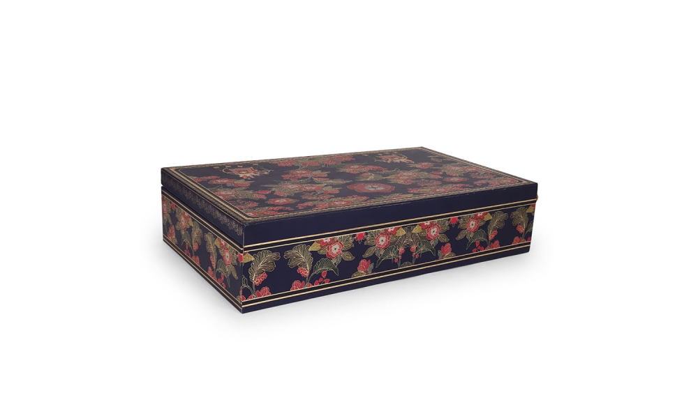 4 Jar 12 Cavity Royal Floral Dry Fruit & Chocolate Gift Box – Hi Fashion - Image 2