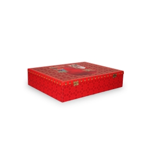 Regal Red Gifting Box with Handle & Compartments – Hi Fashion - Image 2