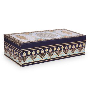 Royal Peacock-Themed MDF Gift Box with 3 Designer Jars – Premium Gifting by Hi Fashion - Image 2
