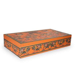Premium Orange Ethnic MDF Gift Box with 5 Designer Jars – Festive Gifting by Hi Fashion - Image 7