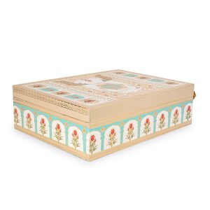 Royal MDF 4-Jar Gift Box – Elegant Dry Fruit & Gourmet Hamper by Hi Fashion - Image 2