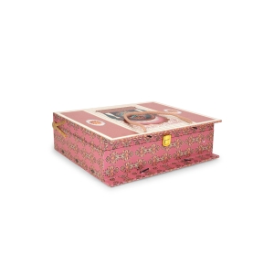 Royal Pink Jar Gift Box – 4 Designer Jars with Satin Lining by Hi Fashion - Image 2