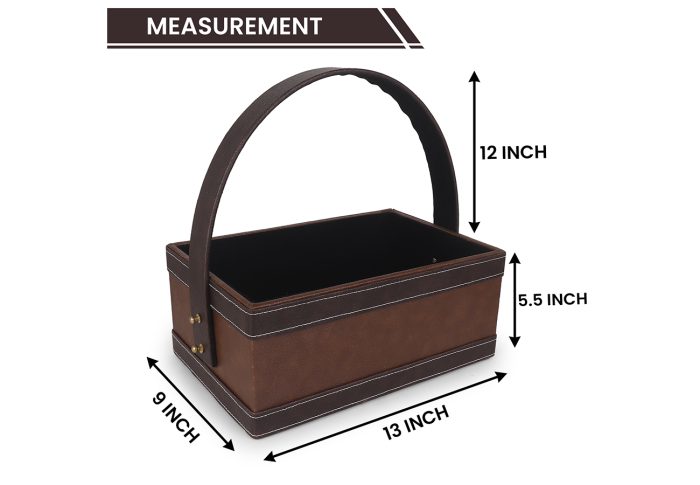 Brown Lather Basket - Image 5