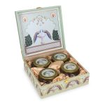 Regal Peacock-Themed 4 Jar MDF Gift Box