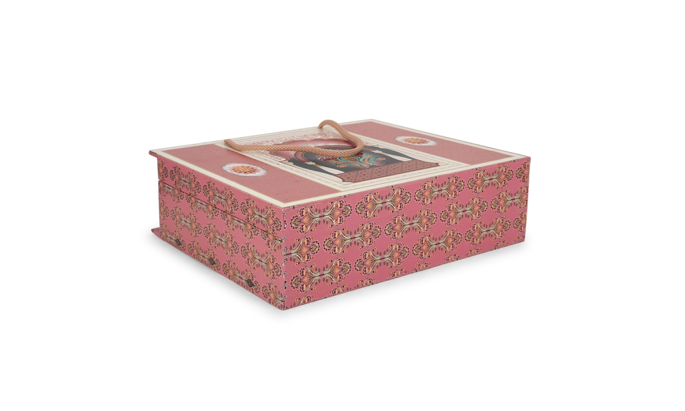 Royal Pink Jar Gift Box – 4 Designer Jars with Satin Lining by Hi Fashion - Image 7