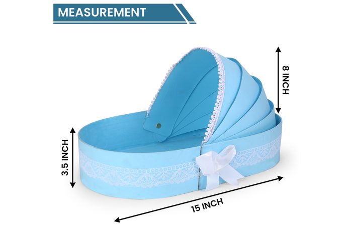 Small Blue Pram - Image 3
