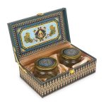 Hi Fashion’s handcrafted MDF 2-jar gift box is perfect for festive and corporate gifting. Filled with elegance and utility, it’s ideal for dry fruits, sweets, or gourmet hampers.