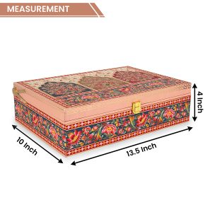 Ethnic Designer MDF Gift Box with 2 Jars & 12 CAVITY – Luxury Gifting by Hi Fashion - Image 5