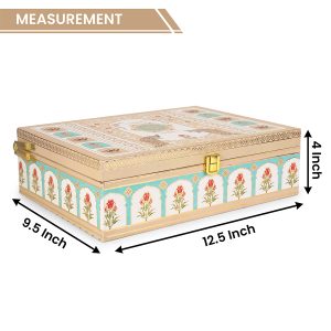 Royal MDF 4-Jar Gift Box – Elegant Dry Fruit & Gourmet Hamper by Hi Fashion - Image 5