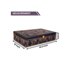 4 Jar 12 Cavity Royal Floral Dry Fruit & Chocolate Gift Box – Hi Fashion - Image 5