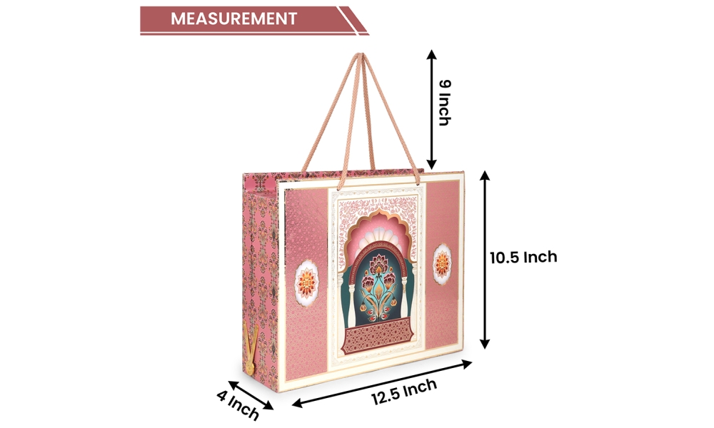 Royal Pink Jar Gift Box – 4 Designer Jars with Satin Lining by Hi Fashion - Image 4