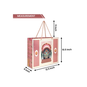 Royal Pink Jar Gift Box – 4 Designer Jars with Satin Lining by Hi Fashion - Image 4